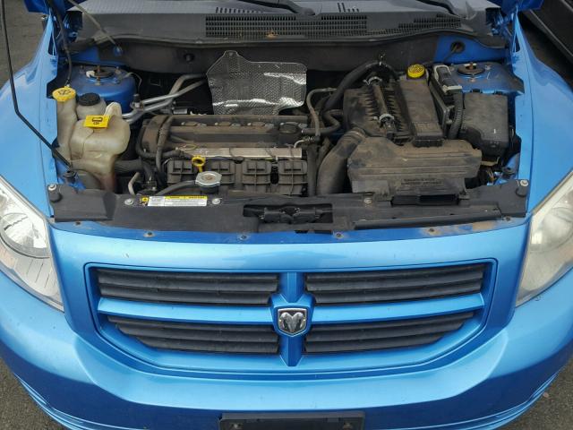 1B3HB28A49D169239 - 2009 DODGE CALIBER SE BLUE photo 7