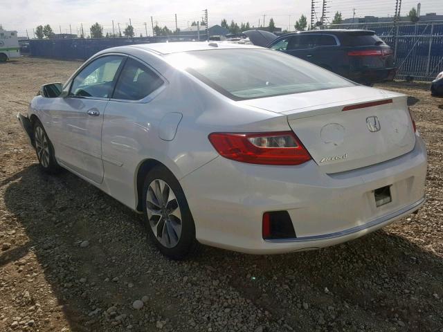 1HGCT1B79EA800996 - 2014 HONDA ACCORD EX WHITE photo 3