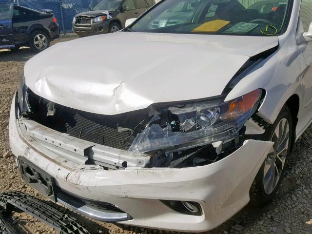 1HGCT1B79EA800996 - 2014 HONDA ACCORD EX WHITE photo 9