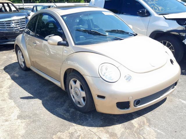 3VWCB21C01M475462 - 2001 VOLKSWAGEN NEW BEETLE ბეჟი ფოტო 1