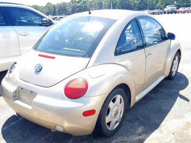 3VWCB21C01M475462 - 2001 VOLKSWAGEN NEW BEETLE ბეჟი ფოტო 4
