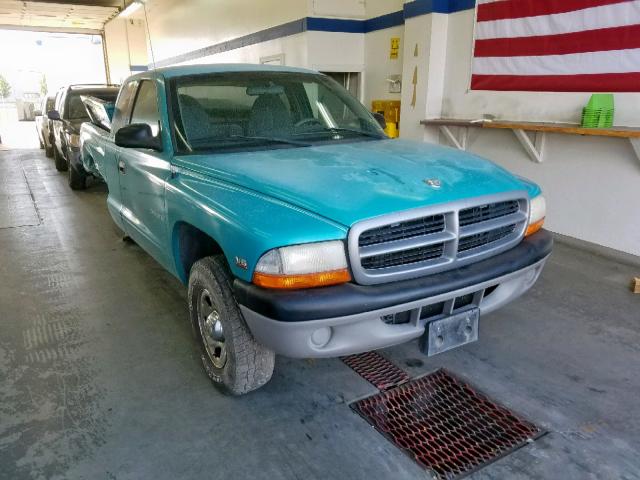 1B7GG22X0WS625365 - 1998 DODGE DAKOTA GREEN photo 1