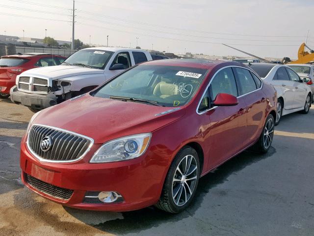 1G4PR5SK1H4110412 - 2017 BUICK VERANO SPO RED photo 2