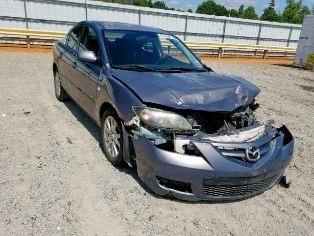 JM1BK323781823882 - 2008 MAZDA 3 S GRAY photo 1