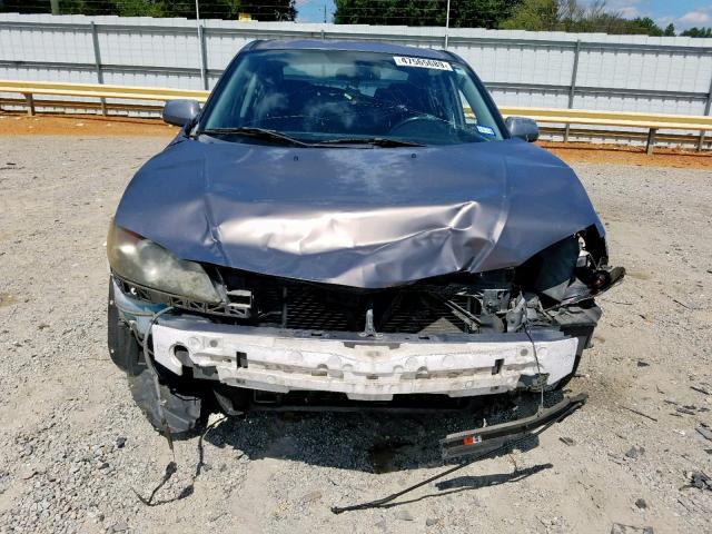 JM1BK323781823882 - 2008 MAZDA 3 S GRAY photo 9