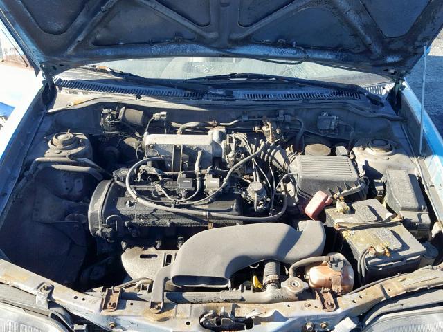 JT2EL55D3S0067192 - 1995 TOYOTA TERCEL STD BLUE photo 7