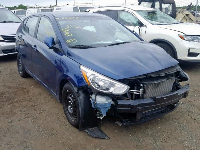 KMHCT5AE3HU312731 - 2017 HYUNDAI ACCENT SE BLUE photo 1