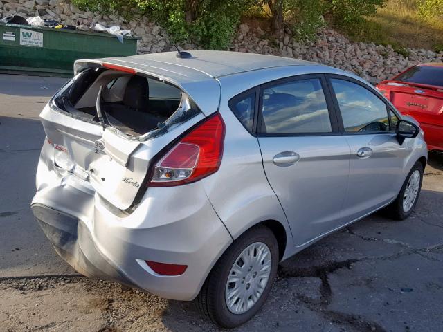 3FADP4TJ4FM187442 - 2015 FORD FIESTA S GRAY photo 4