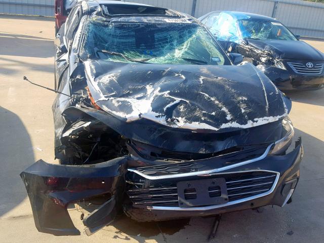 1G1ZH5SX5GF172662 - 2016 CHEVROLET MALIBU PRE BLACK photo 9