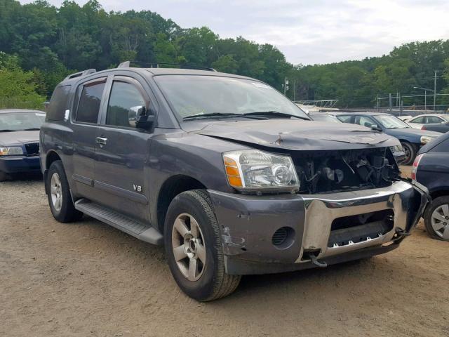 5N1AA08B16N732703 - 2006 NISSAN ARMADA SE GRAY photo 1