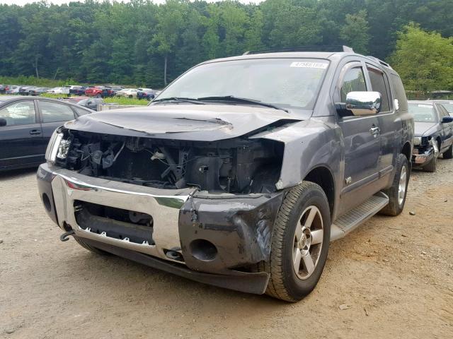 5N1AA08B16N732703 - 2006 NISSAN ARMADA SE GRAY photo 2