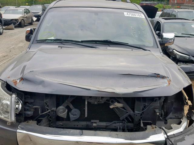 5N1AA08B16N732703 - 2006 NISSAN ARMADA SE GRAY photo 7