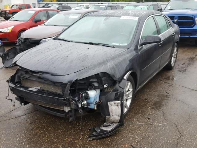 1G1ZE5EB9AF242583 - 2010 CHEVROLET MALIBU LTZ BLACK photo 2