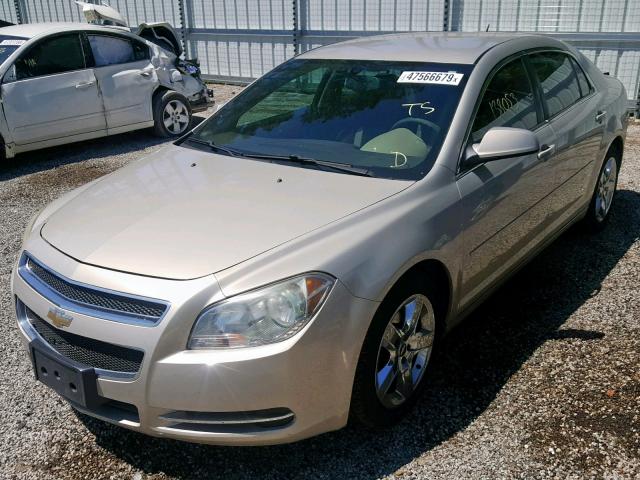 1G1ZC5EB4AF231769 - 2010 CHEVROLET MALIBU 1LT SILVER photo 2