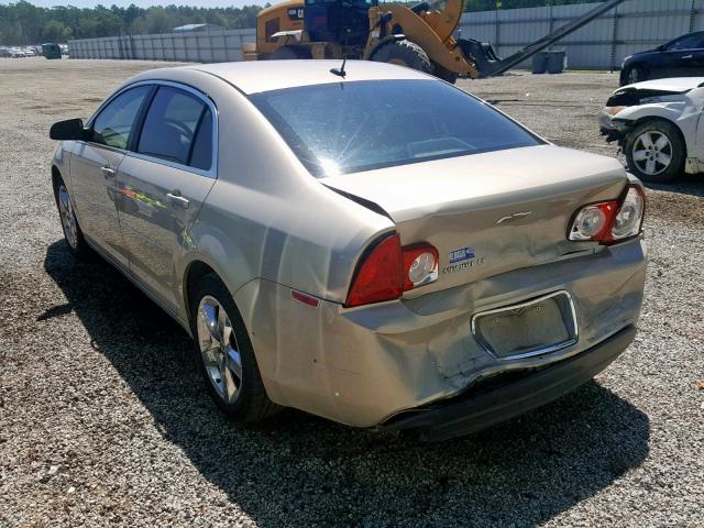 1G1ZC5EB4AF231769 - 2010 CHEVROLET MALIBU 1LT SILVER photo 3