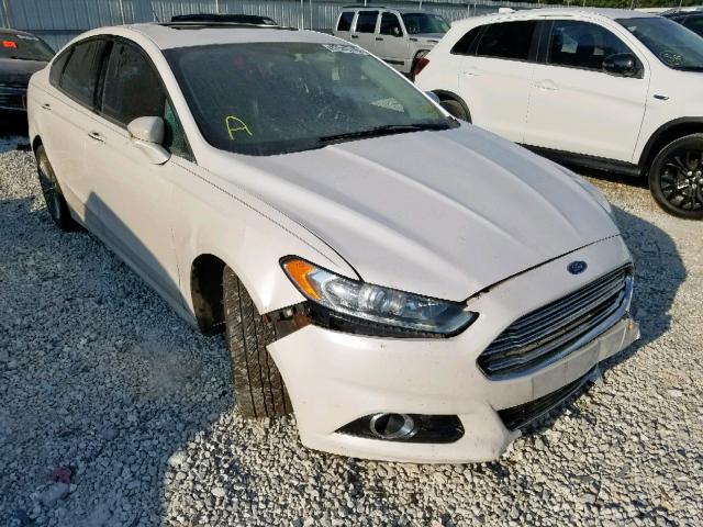 3FA6P0K9XER386506 - 2014 FORD FUSION TIT WHITE photo 1