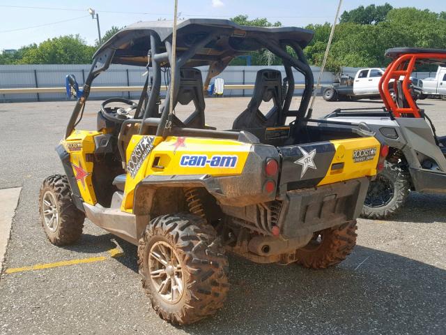 3JBKKCP17CJ001168 - 2012 CAN-AM COMMANDER YELLOW photo 3