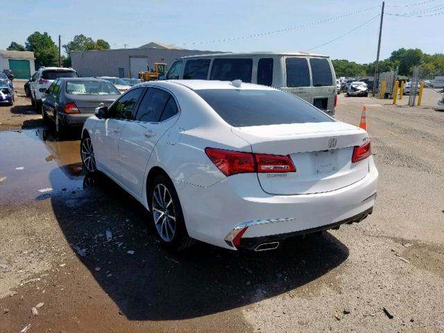 19UUB2F30KA003861 - 2019 ACURA TLX WHITE photo 3