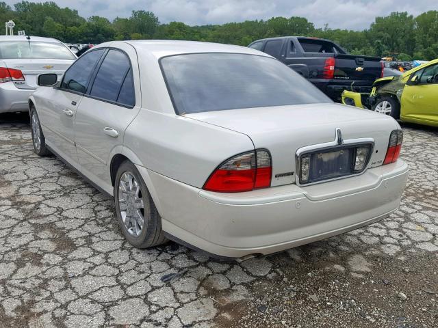 1LNHM87A04Y642144 - 2004 LINCOLN LS თეთრი ფოტო 3