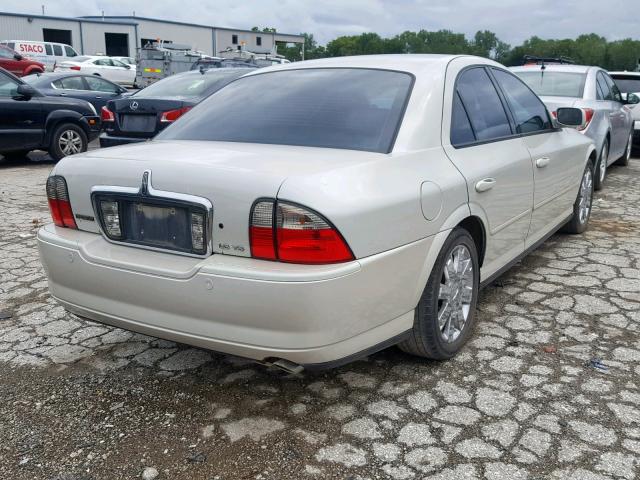 1LNHM87A04Y642144 - 2004 LINCOLN LS თეთრი ფოტო 4