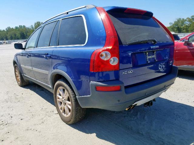 YV4CZ852861285591 - 2006 VOLVO XC90 V8 BLUE photo 3