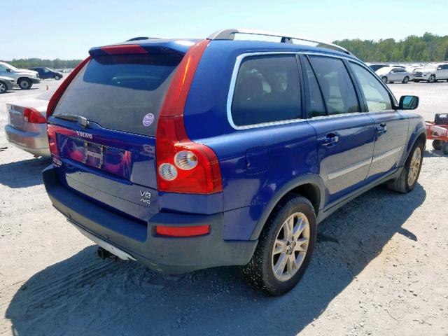 YV4CZ852861285591 - 2006 VOLVO XC90 V8 BLUE photo 4