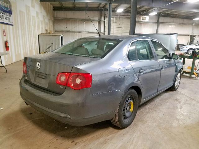 3VWEF71K07M136288 - 2007 VOLKSWAGEN JETTA WOLF GRAY photo 4