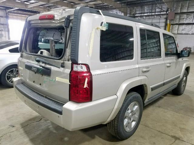 1J8HG48K57C633882 - 2007 JEEP COMMANDER თაფლისფერი ფოტო 4