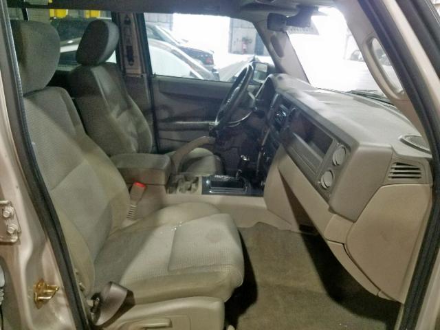 1J8HG48K57C633882 - 2007 JEEP COMMANDER თაფლისფერი ფოტო 5