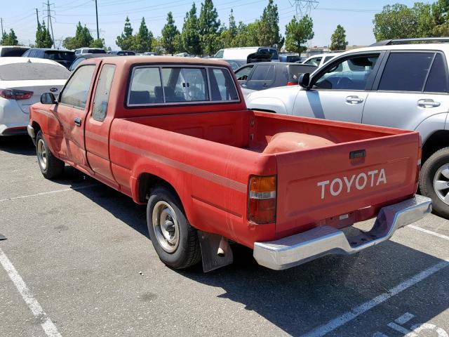 JT4RN93P1M5031594 - 1991 TOYOTA PICKUP 1/2 RED photo 3