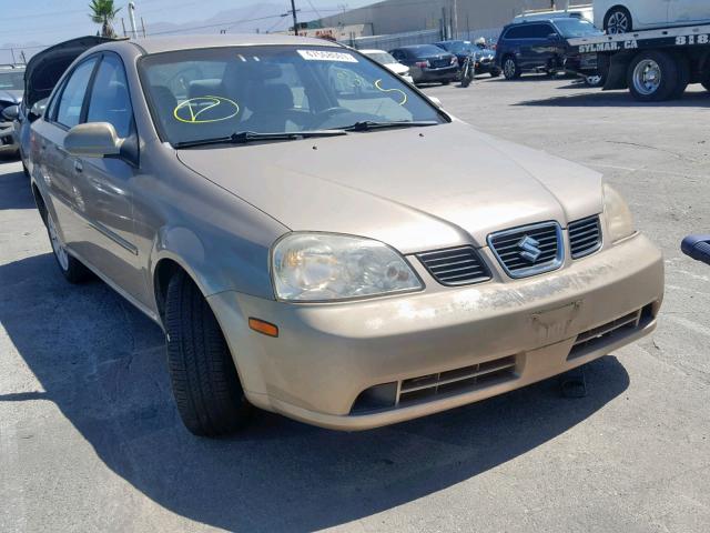 KL5JD52Z94K996609 - 2004 SUZUKI FORENZA S BEIGE photo 1