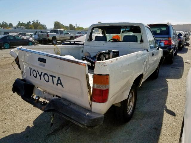 JT4RN81P0K0034445 - 1989 TOYOTA PICKUP 1/2 WHITE photo 4