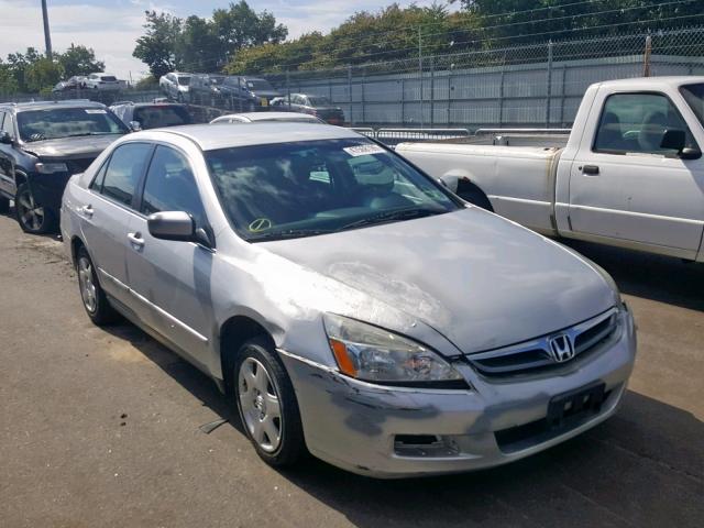 1HGCM56476A004639 - 2006 HONDA ACCORD LX SILVER photo 1