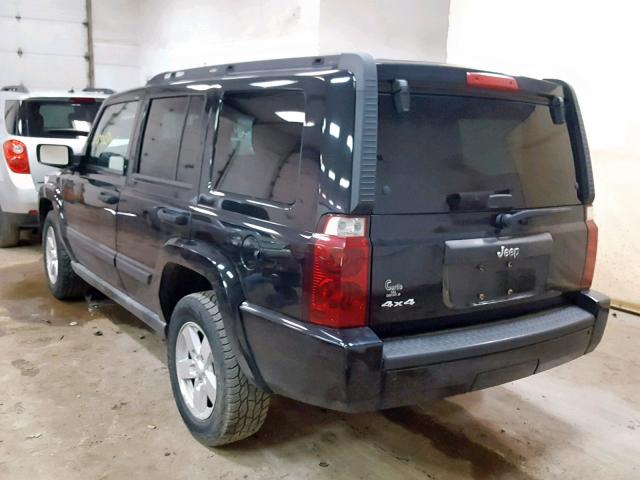 1J8HG48K76C362824 - 2006 JEEP COMMANDER 黑色 照片 3