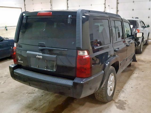 1J8HG48K76C362824 - 2006 JEEP COMMANDER 黑色 照片 4