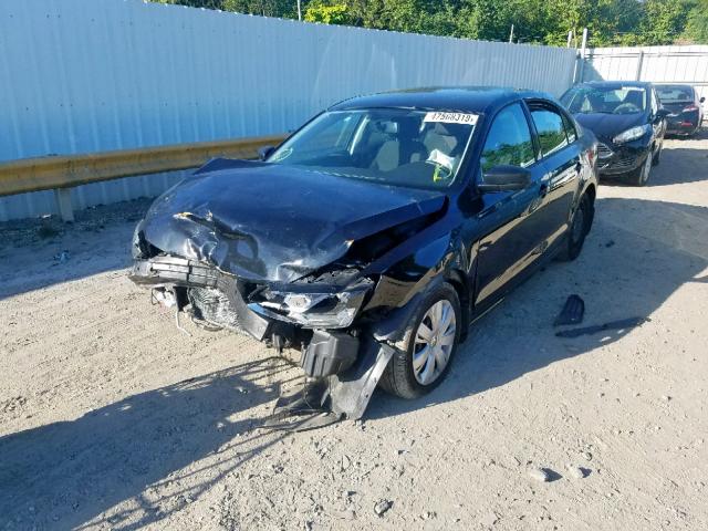 3VW2K7AJ1CM357026 - 2012 VOLKSWAGEN JETTA BASE 黑色 照片 2