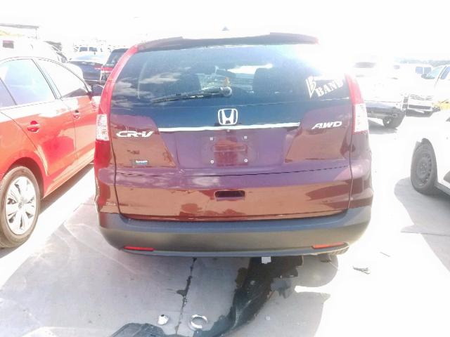 5J6RM4H70DL072111 - 2013 HONDA CR-V EXL MAROON photo 10