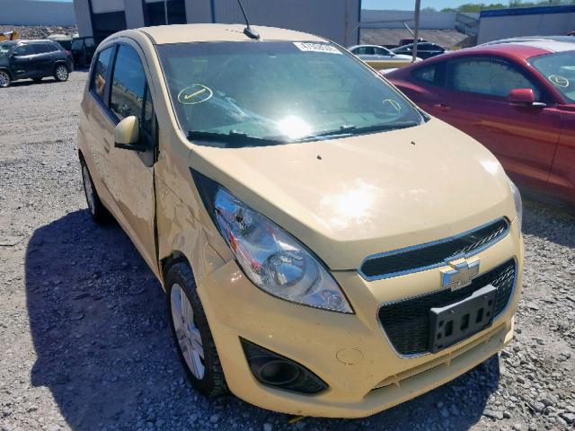 KL8CB6S93EC566089 - 2014 CHEVROLET SPARK LS YELLOW photo 1