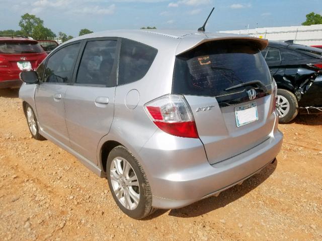 JHMGE8H55BS003898 - 2011 HONDA FIT SPORT SILVER photo 3