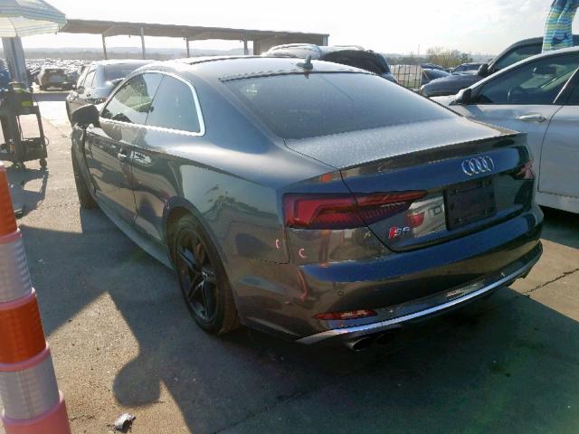 WAUR4AF53JA105208 - 2018 AUDI S5 PRESTIG GRAY photo 3