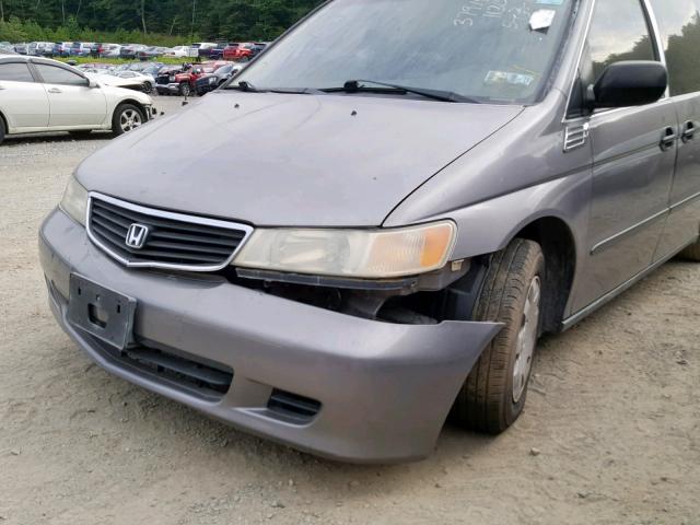 2HKRL1854YH540826 - 2000 HONDA ODYSSEY LX GRAY photo 9