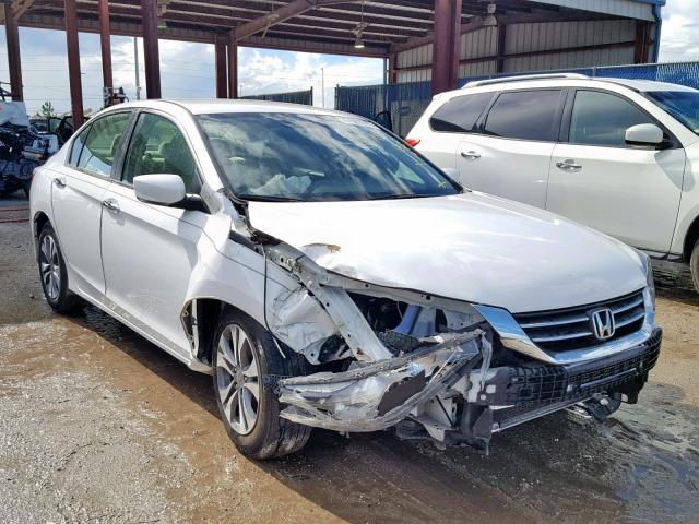 1HGCR2F30FA142501 - 2015 HONDA ACCORD LX WHITE photo 1