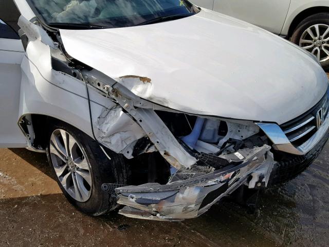 1HGCR2F30FA142501 - 2015 HONDA ACCORD LX WHITE photo 9