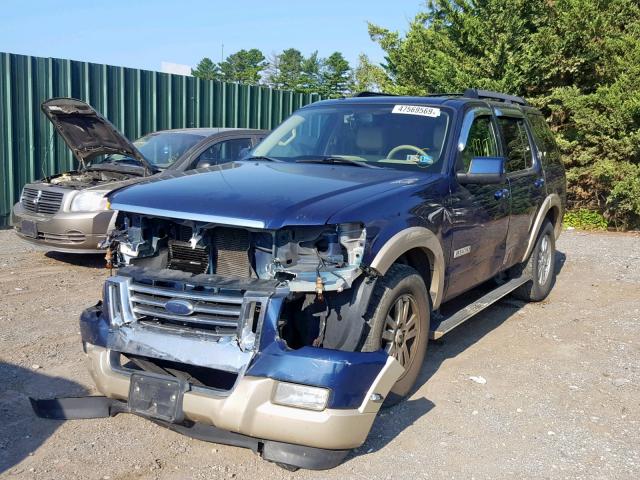 1FMEU74E98UA42854 - 2008 FORD EXPLORER E BLUE photo 2