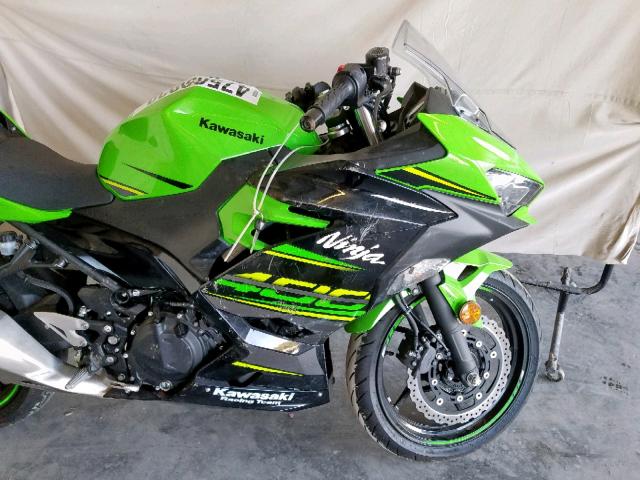 JKAEXKG18JDA13145 - 2018 KAWASAKI EX400 GREEN photo 5