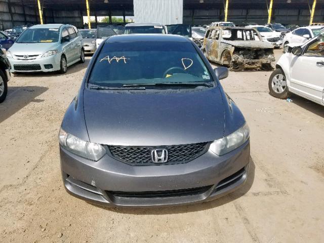 2HGFG1B62AH529185 - 2010 HONDA CIVIC LX GRAY photo 9