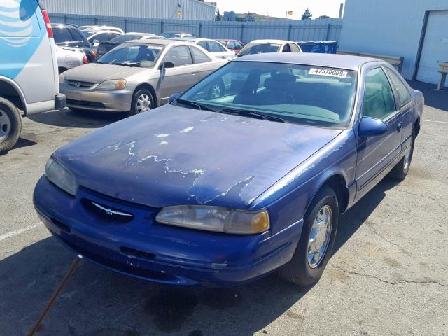 1FALP62W1TH175950 - 1996 FORD THUNDERBIR BLUE photo 2