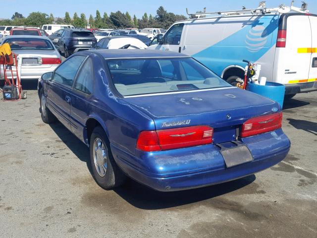 1FALP62W1TH175950 - 1996 FORD THUNDERBIR BLUE photo 3