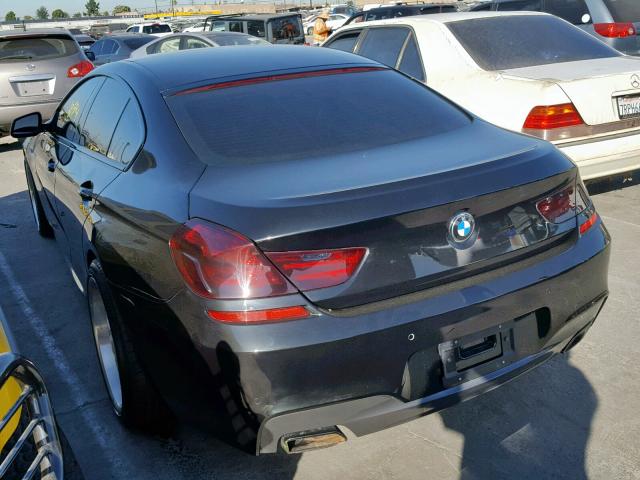 WBA6B2C50FD129958 - 2015 BMW 650 I BLACK photo 3