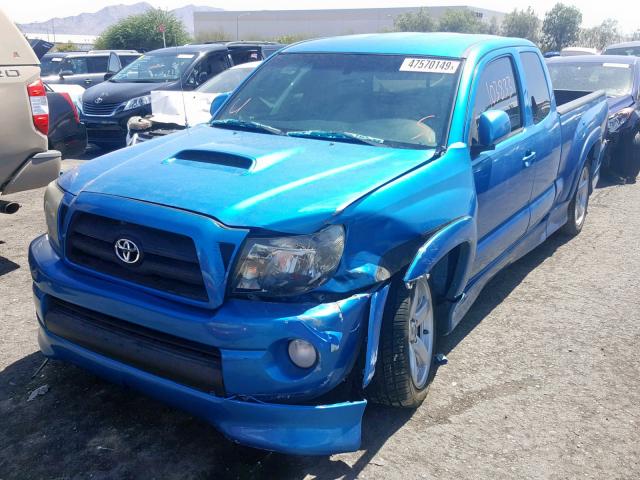 5TETU22N36Z279913 - 2006 TOYOTA TACOMA X-R BLUE photo 2